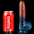 Load image into Gallery viewer, 7.5" Dazzle Studs Dildo Lovetoy Size Comparison

