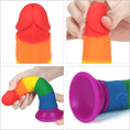 Load image into Gallery viewer, 7" Prider Dildo Lovetoy Soft
