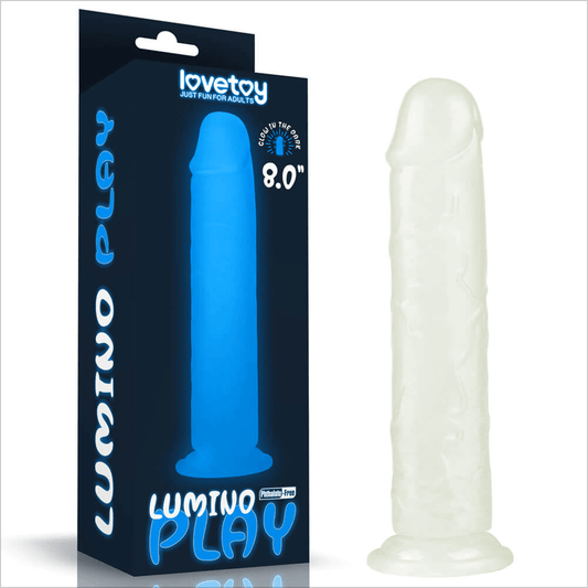 8'' Lumino Play Glow In The Dark Dildo Lovetoy