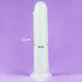 Load image into Gallery viewer, 8'' Lumino Play Glow In The Dark Dildo Lovetoy
