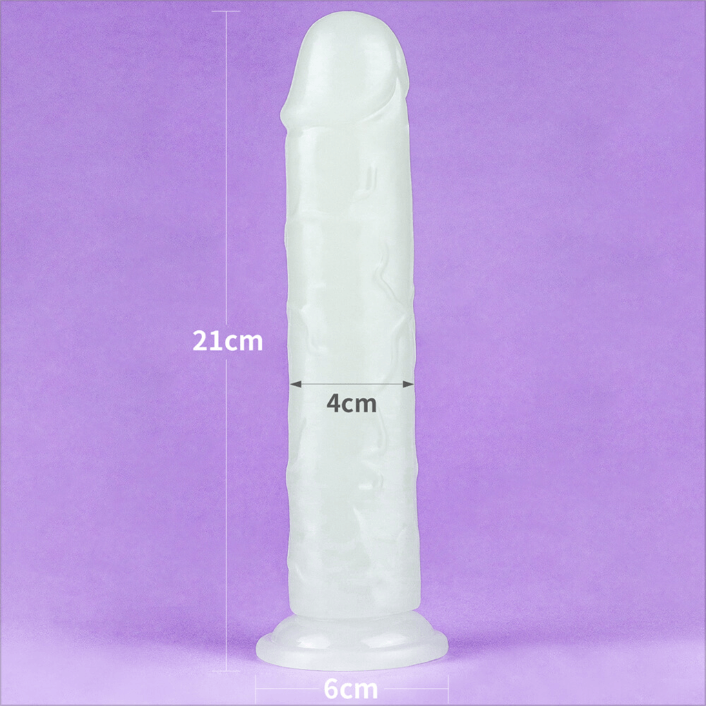 8'' Lumino Play Glow In The Dark Dildo Lovetoy