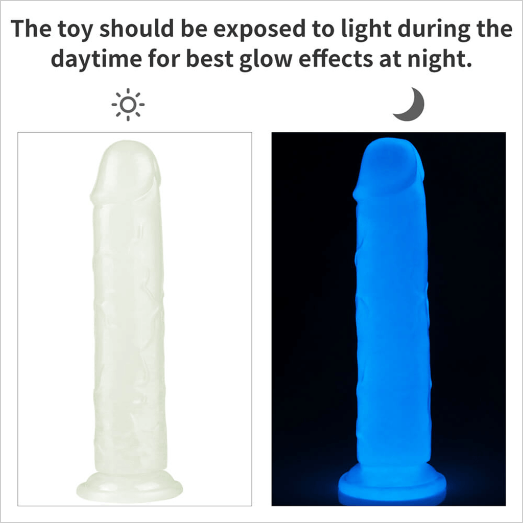 8'' Lumino Play Glow In The Dark Dildo Lovetoy