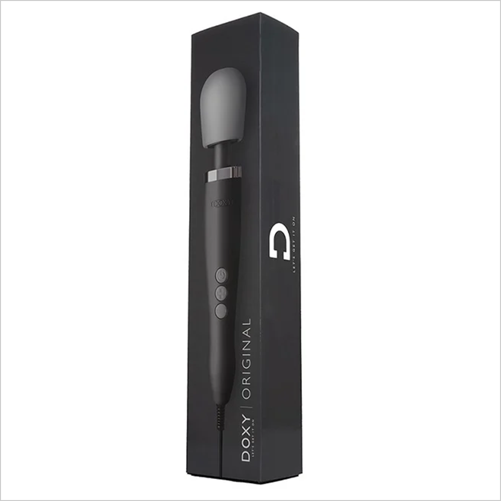 Original Doxy Wand Massager Black Lizzy Bliss Original Doxy Wand Massager Black Lizzy Bliss
