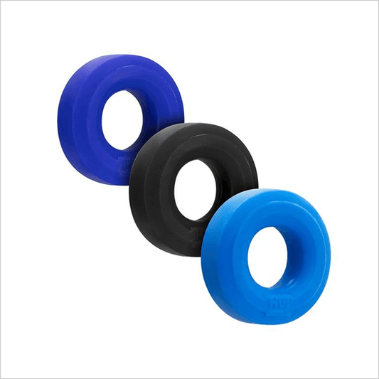 Hunkyjunk Multi-Colour 3-Pack Cock Rings