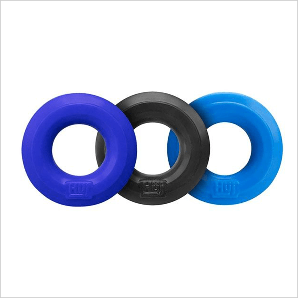 Hunkyjunk Multi-Colour 3-Pack Cock Rings