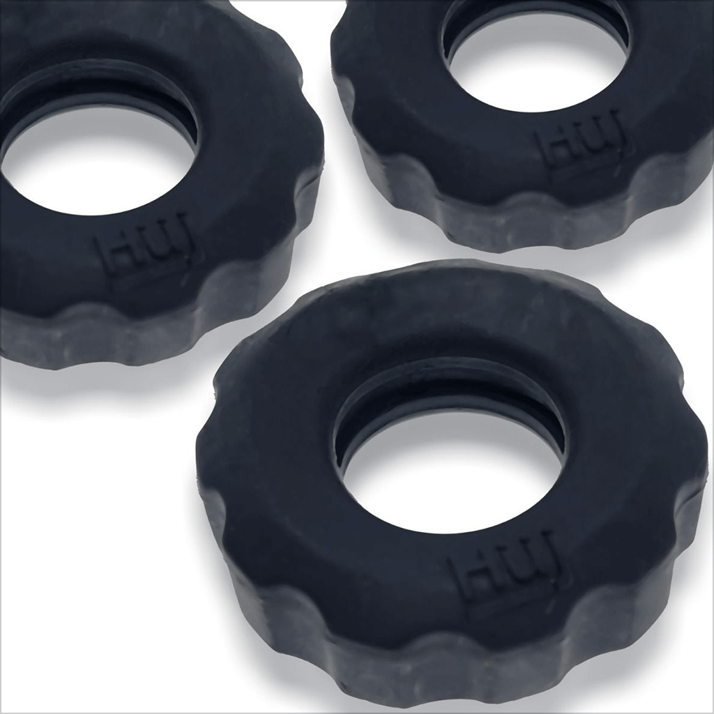 Hunkyjunk Super C-Ring 3-Pack Tar Ice