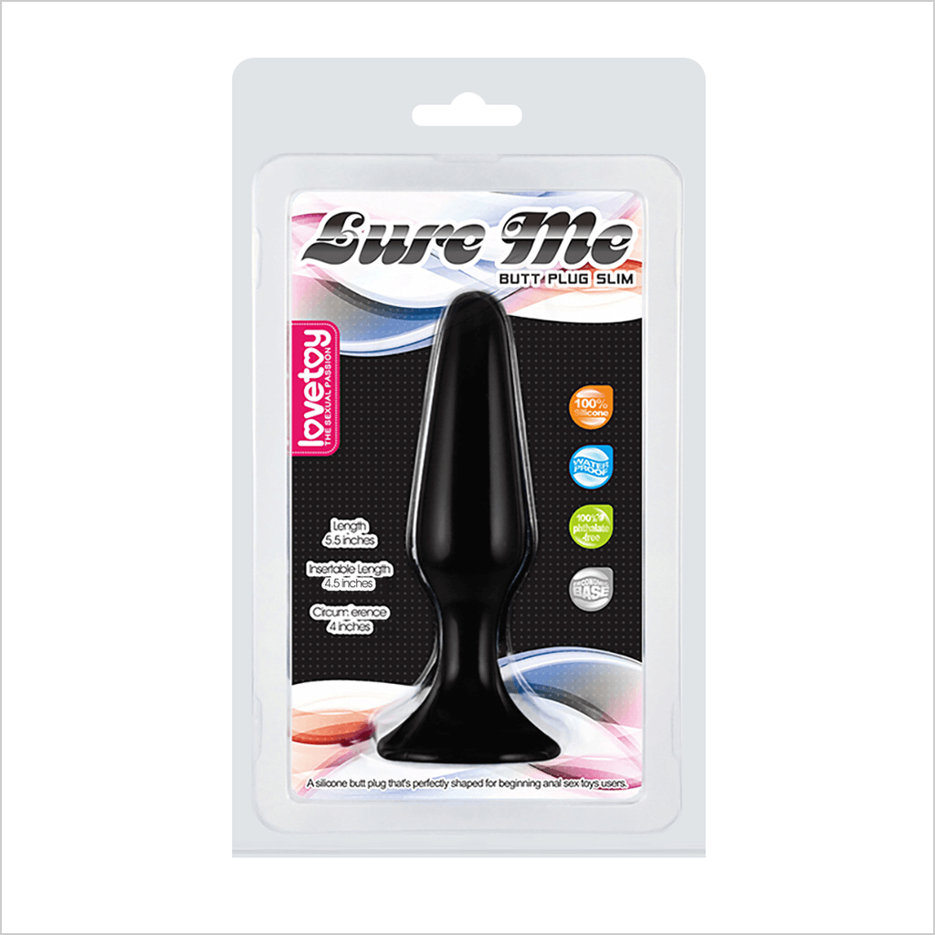 Silicone Anal Butt Plug Large Packaging