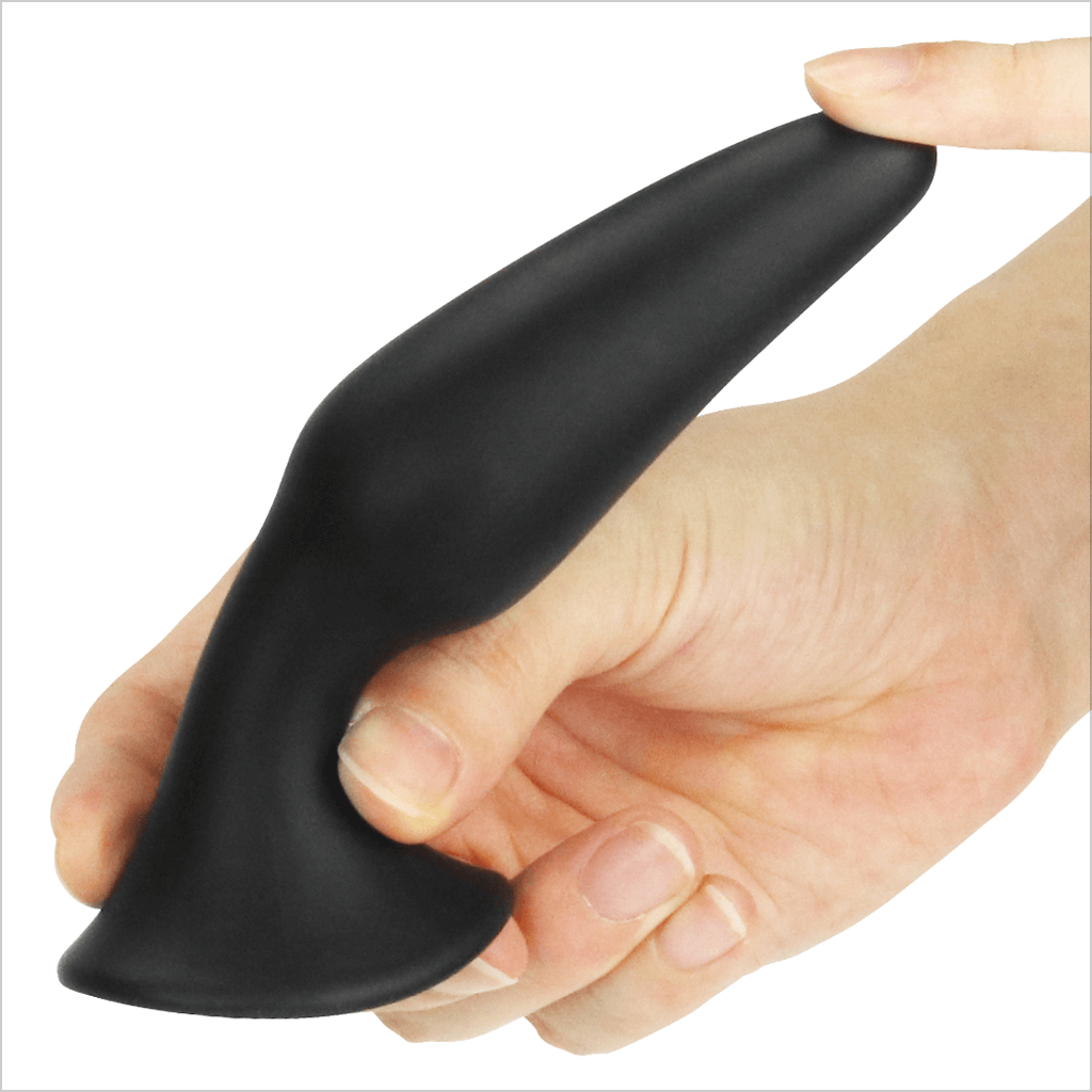 Silicone Anal Butt Plug Large Bending