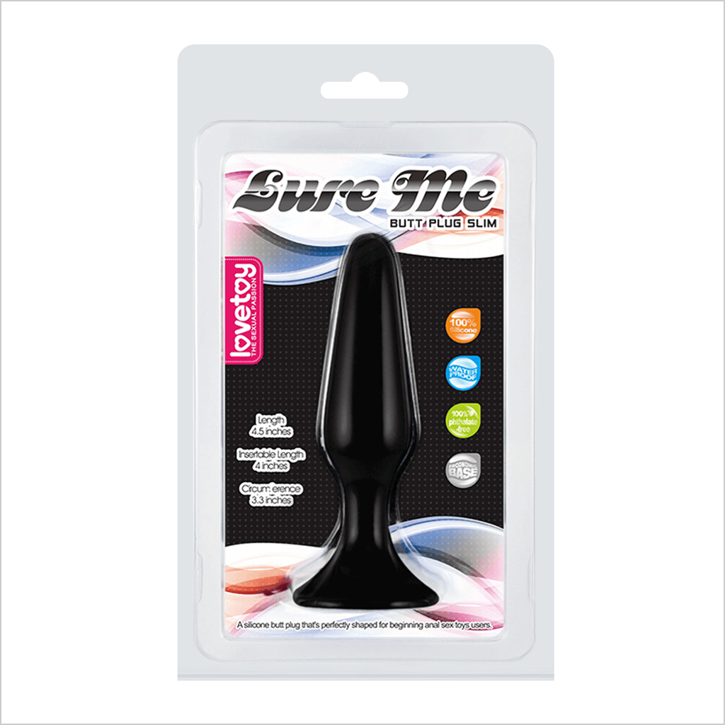 Silicone Anal Butt Plug Small Packaging