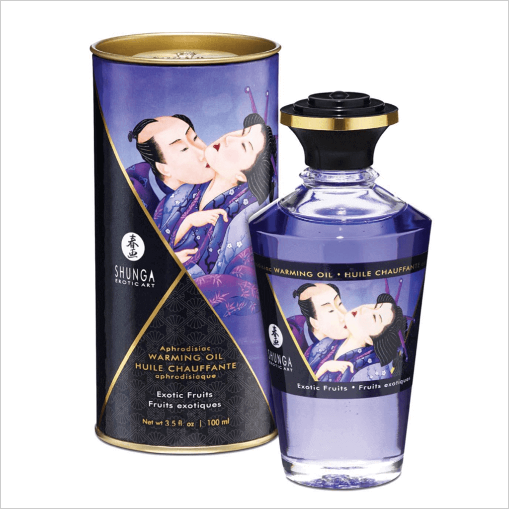 Shunga Exotic Fruits Warming Massage Oil | 100ml