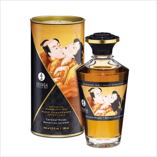 Shunga Caramel Kisses Warming Massage Oil | 100ml