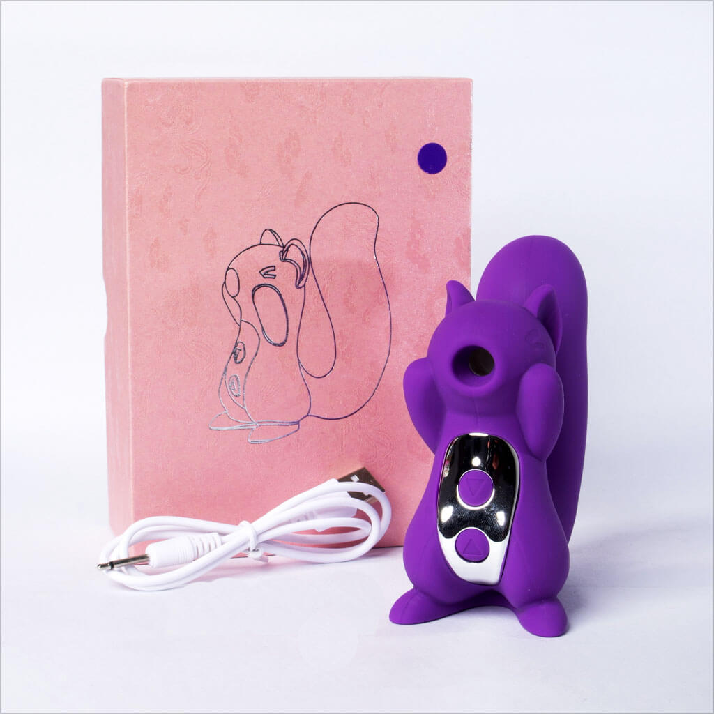 Squirrel Suction Vibrator Packaging