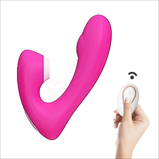 Dual Pleasure Clitoral Suction Vibrator With Remote