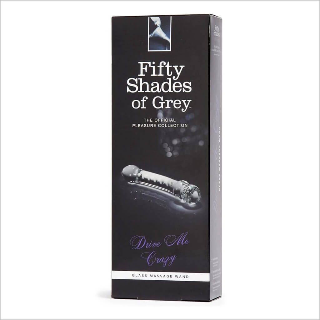 Drive Me Crazy Glass Dildo Packaging