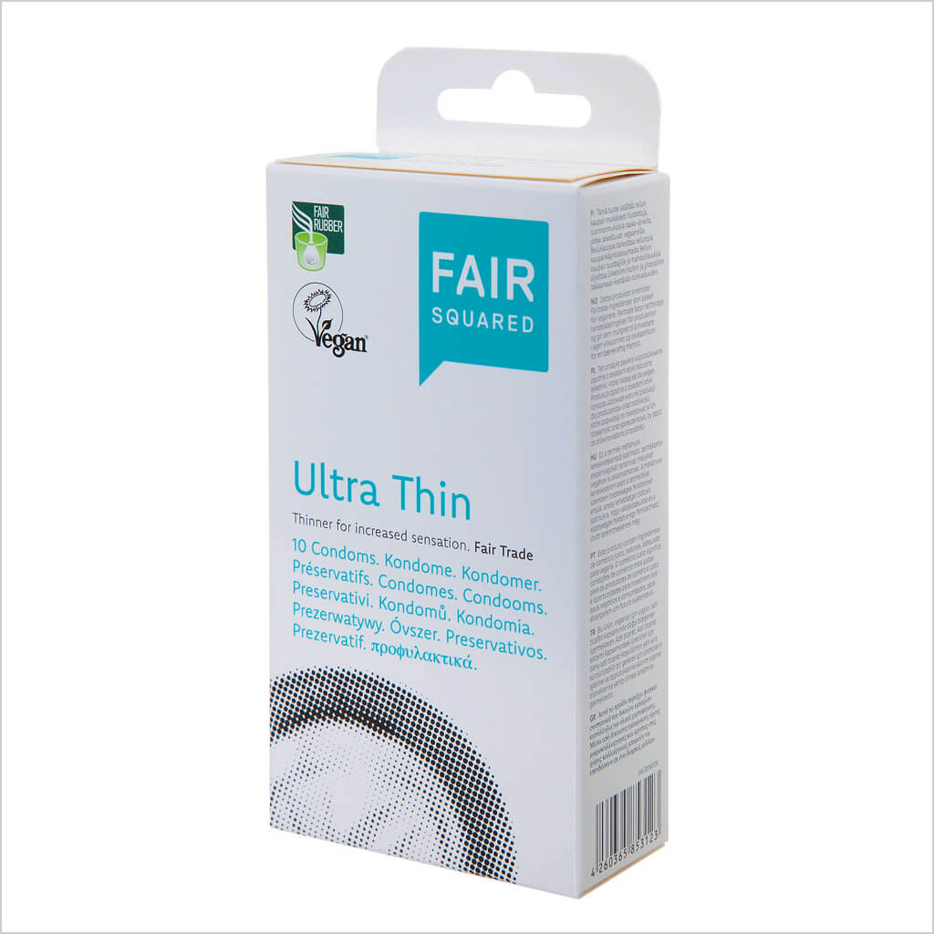 Fair Squared Ultra Thin Vegan Condoms - 10pcs
