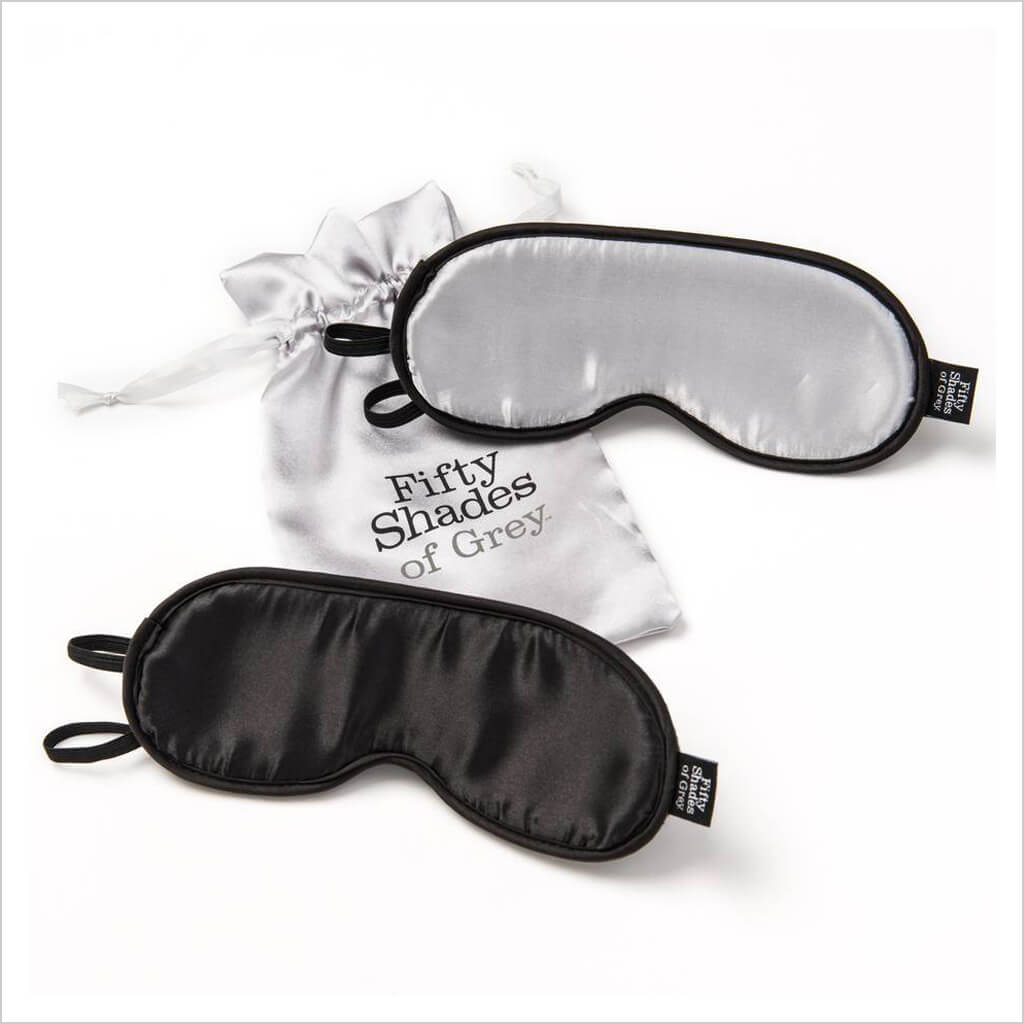 Fifty Shades No Peeking Blindfolds Twin Pack