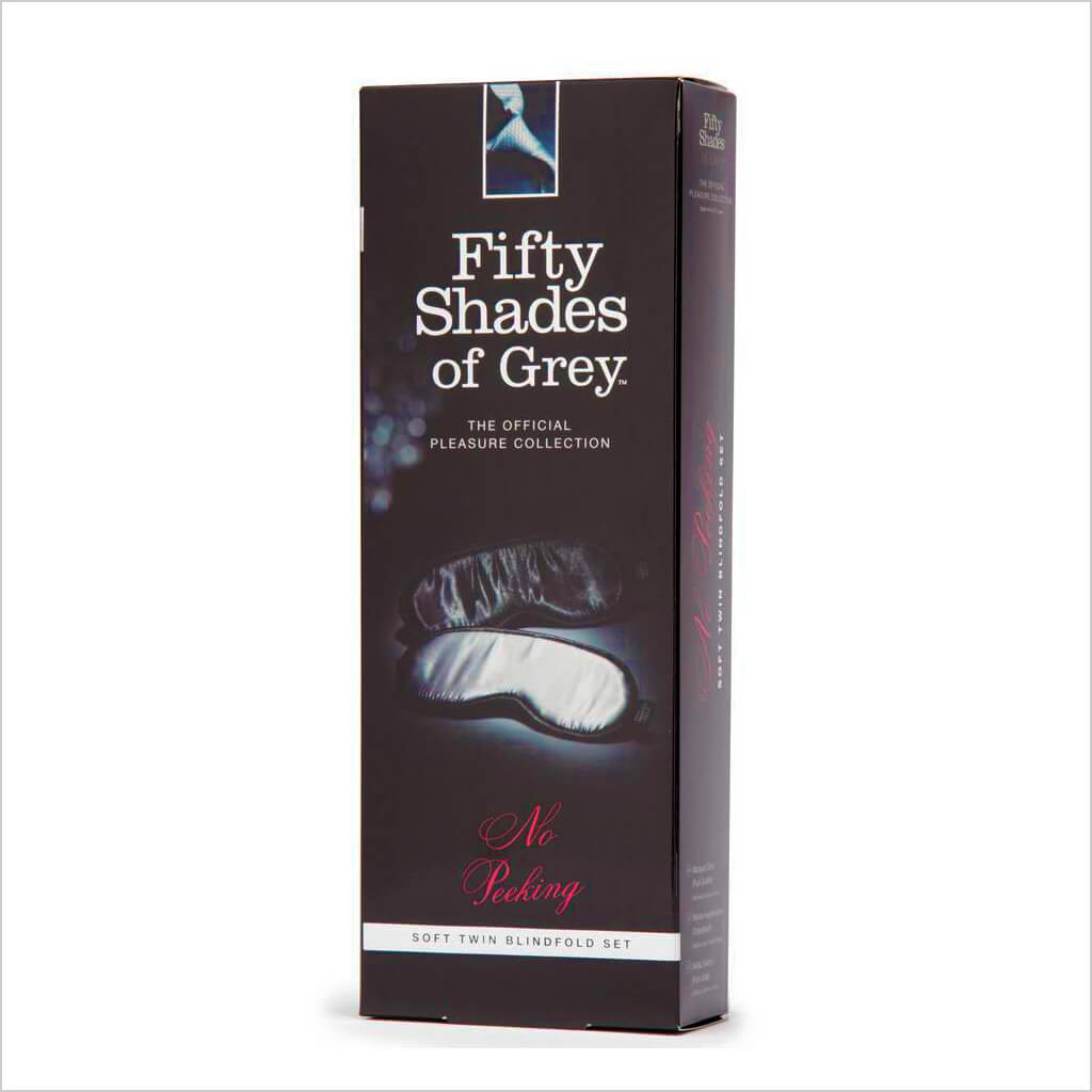 Fifty Shades No Peeking Blindfolds Twin Pack