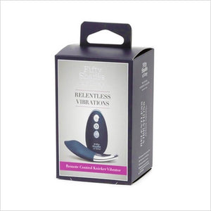 Relentless Vibrations Remote Control Knicker Vibrator Fifty Shades