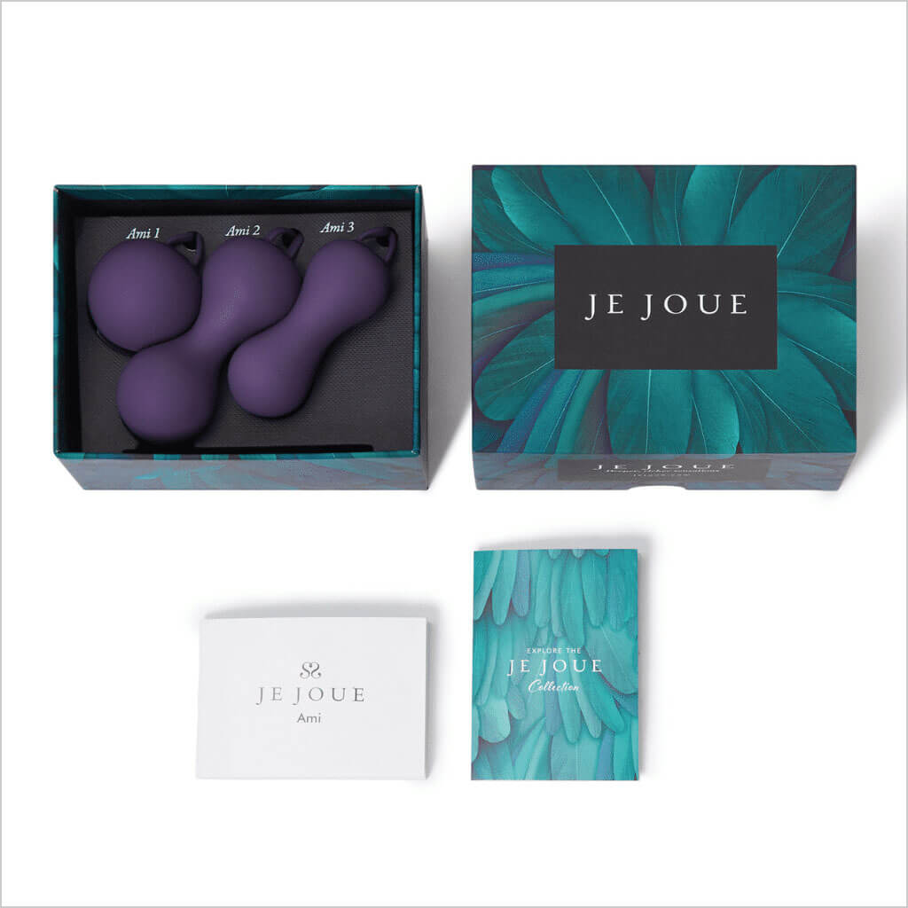 Je Joue Ami Kegel Ball Set Purple Packaging