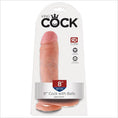 Load image into Gallery viewer, King Cock 8" Cock with Balls Packaging
