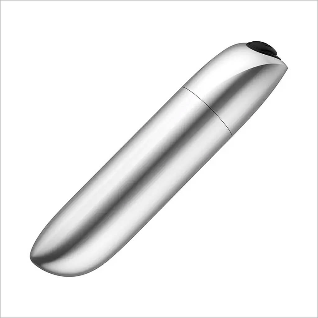 Rechargeable Ultra Bullet Vibrator Silver