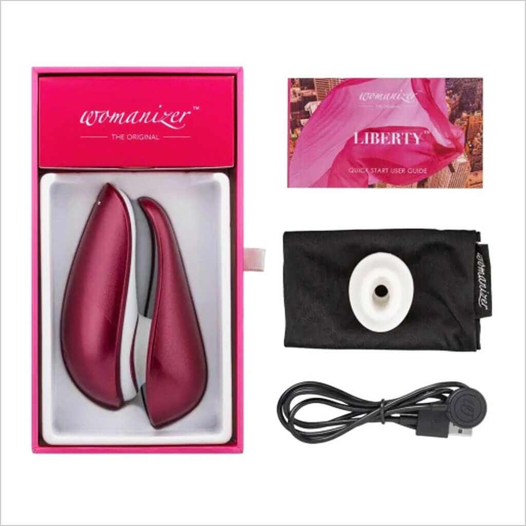 Womanizer Liberty Red Wine Packaging